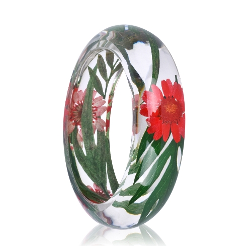 Dried Flower Resin Bracelet 2