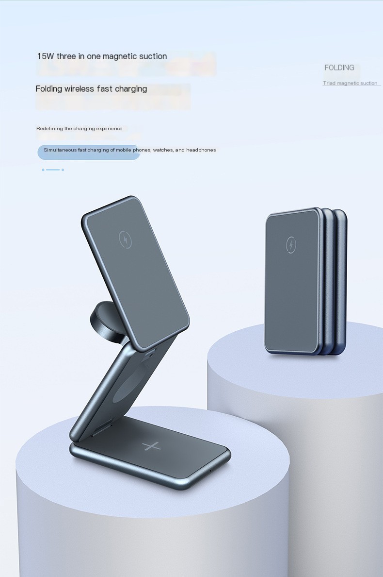 Aluminum Alloy Folding MagSafe Wireless Charging Station