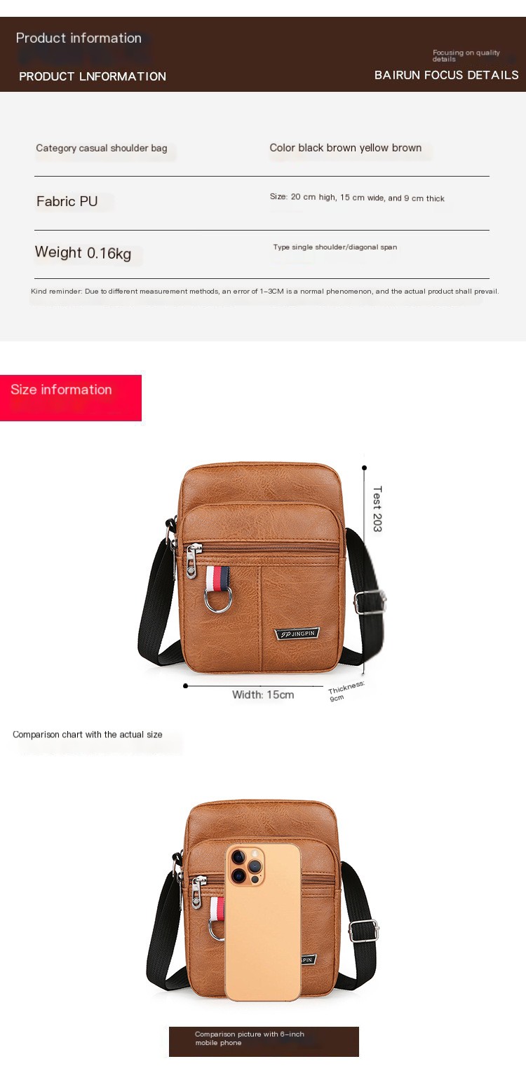 Genuine Leather Shoulder Bag