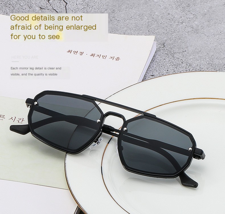 Double-beam sunglasses