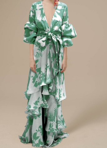 WOLFF Chiffon Holiday Dress Image 3