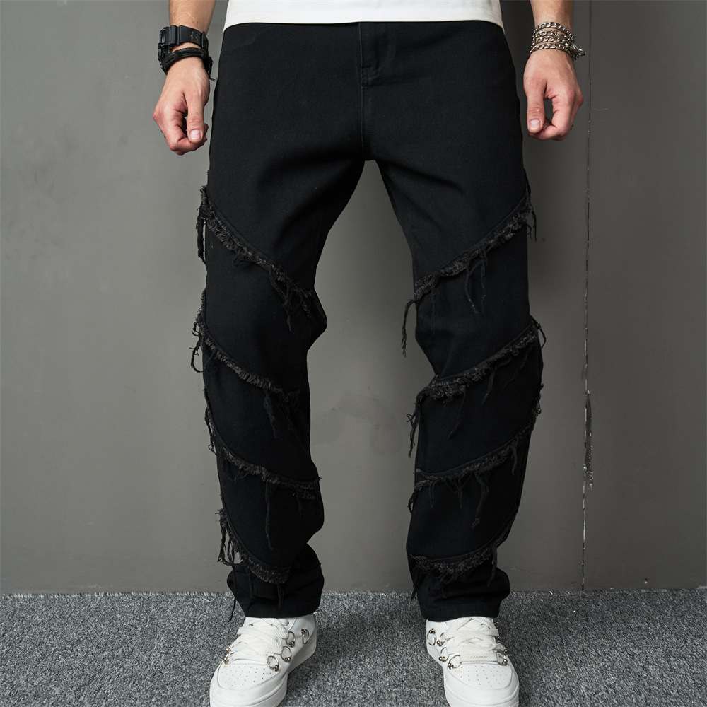 High Street Fleece Panel Slim Jeans