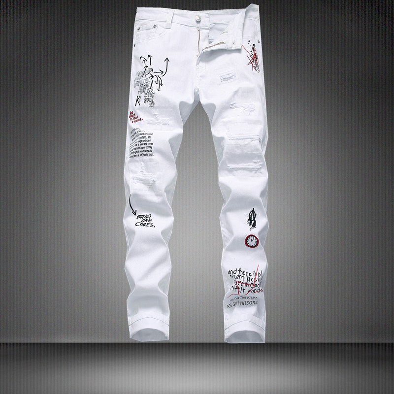 Detail of Denim Pants