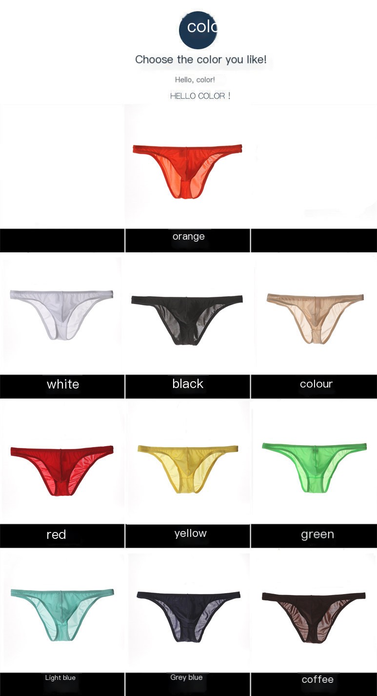 Men's sexy triangle underwear 1