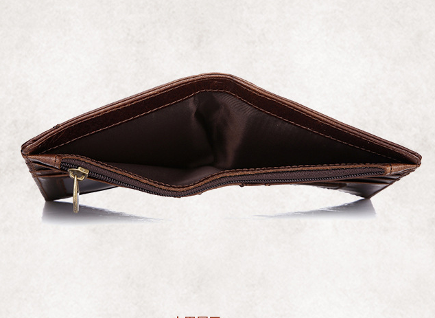 Men's Genuine Leather Wallet in Hand