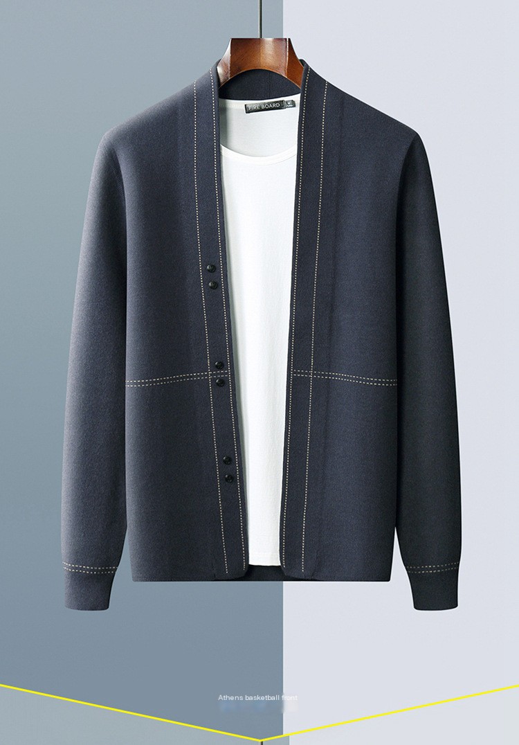 Wool Cardigan Image 10