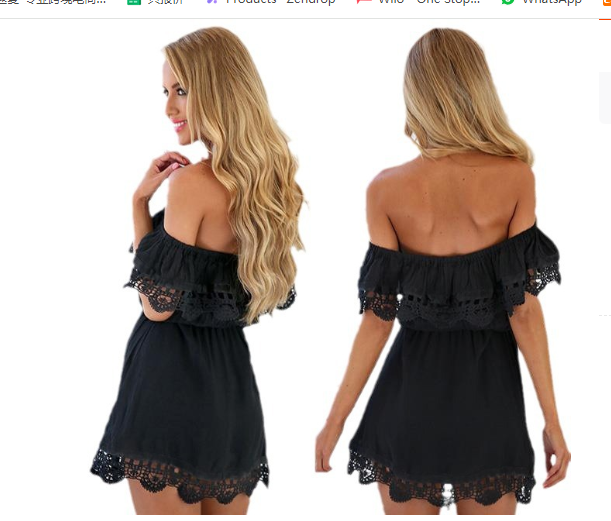 Off-shoulder dress image 2