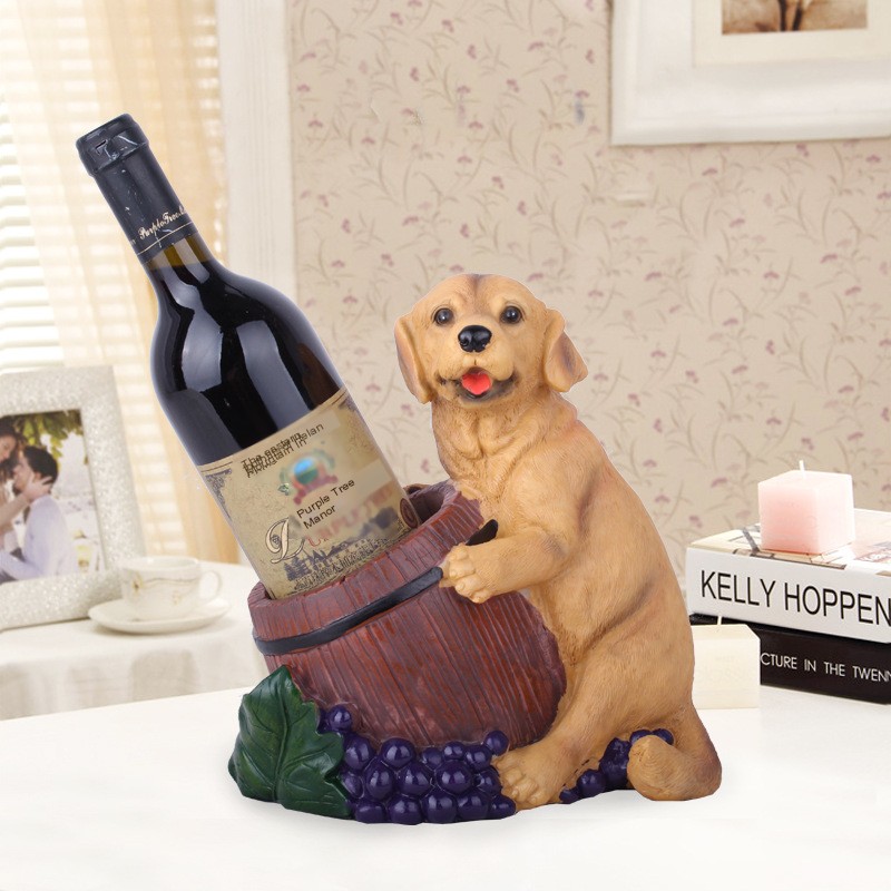 Cartoon Dog Wine Rack - Image 1