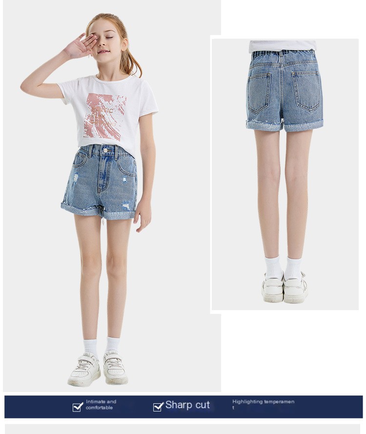 Casual outfit with denim shorts