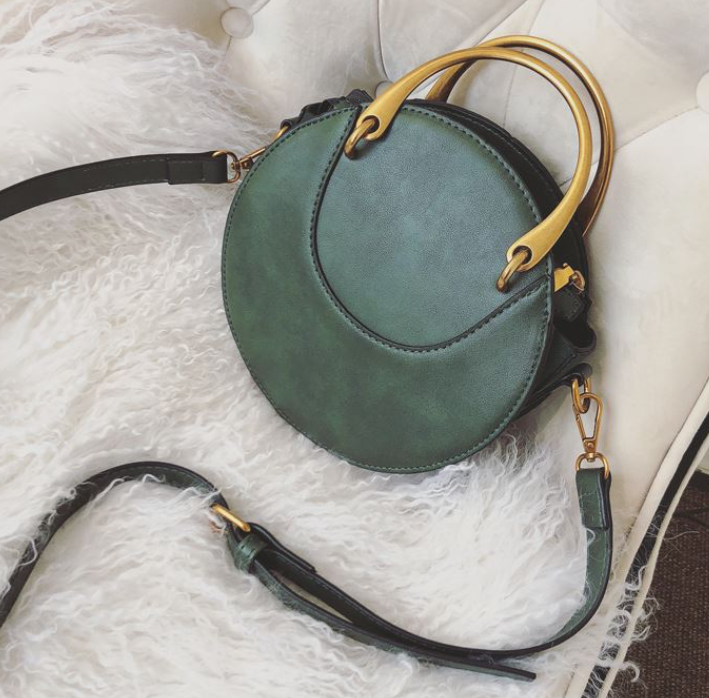 Small Round Bag Green