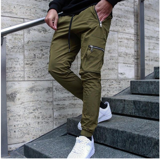 Men's Cargo Ankle Length Trousers Image 3