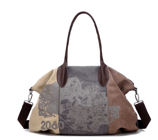 Canvas Shoulder Bag Blue