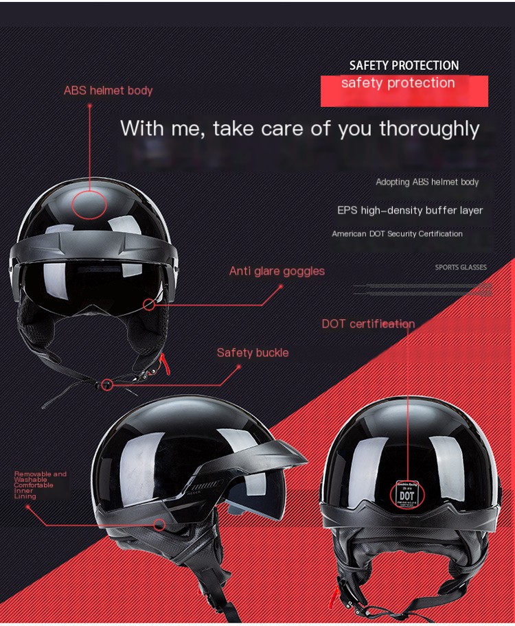 Harley Retro Motorcycle Helmet 2