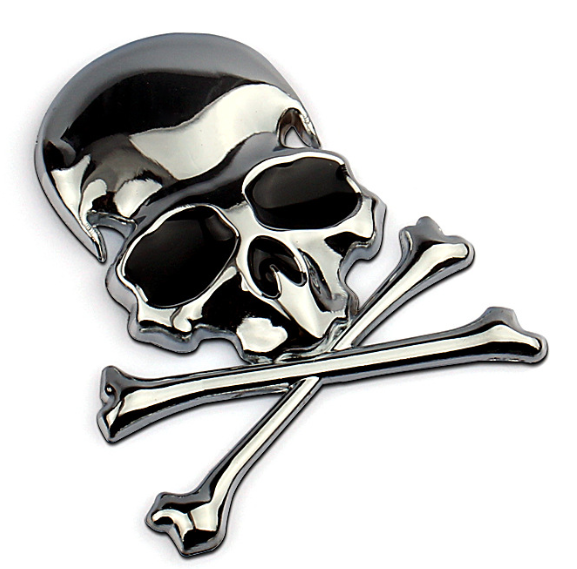 Skull Sticker on Car
