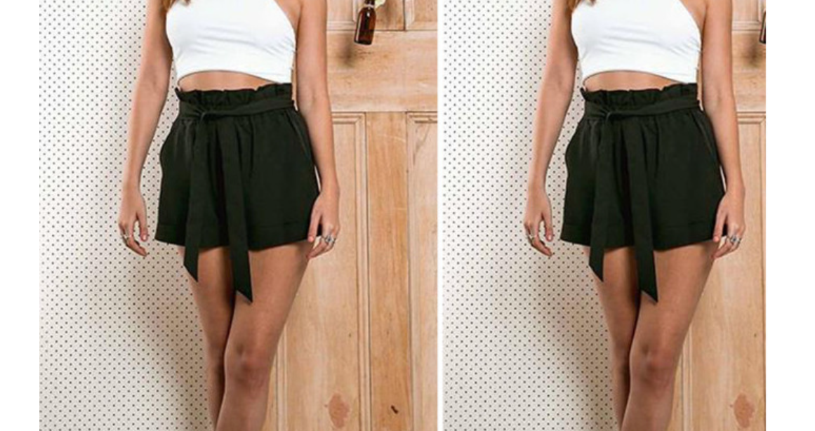 Women’s High-Waisted Wide Leg Shorts Image 10