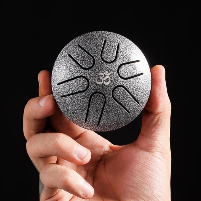 Mini Steel Tongue Drum Black