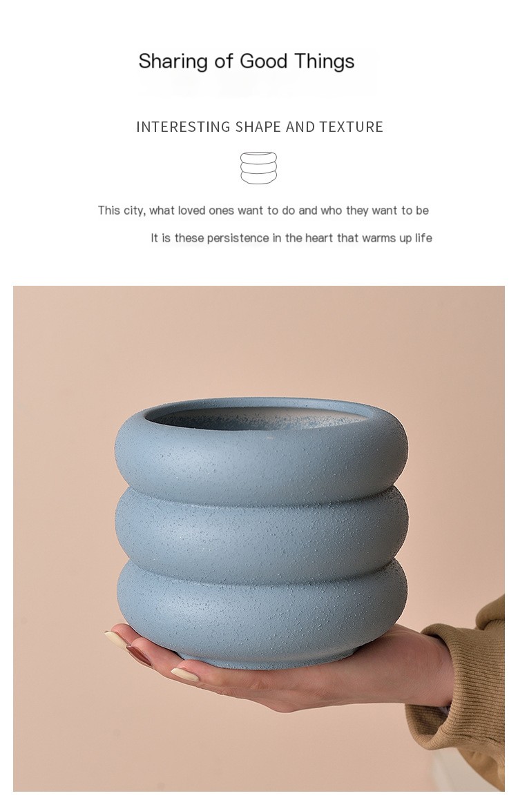 Keramik-Blasen-Cachepot