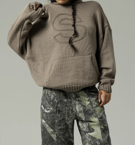 Hooded Pullover Sweater Image 7