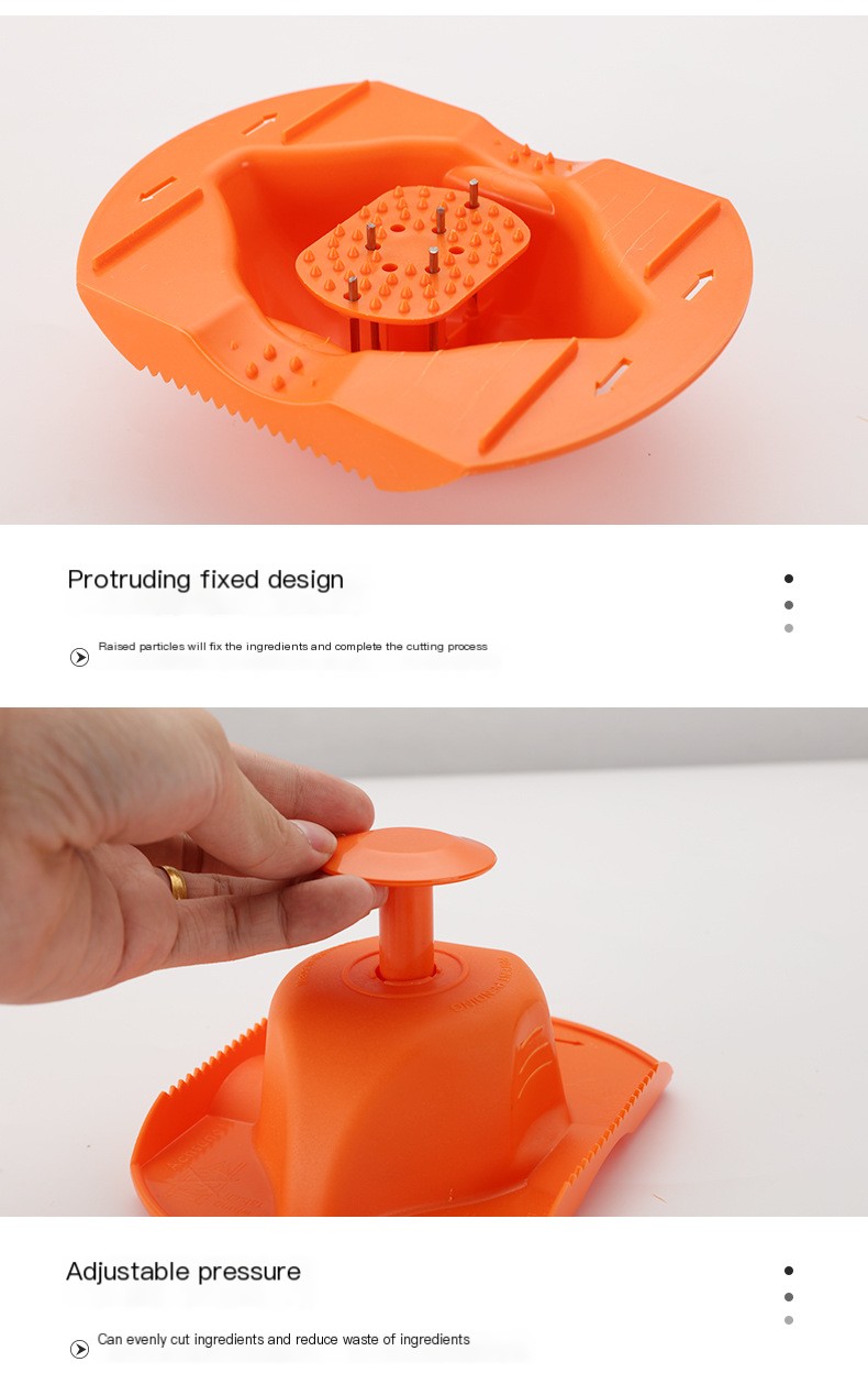 V-shaped multi-function vegetable cutter