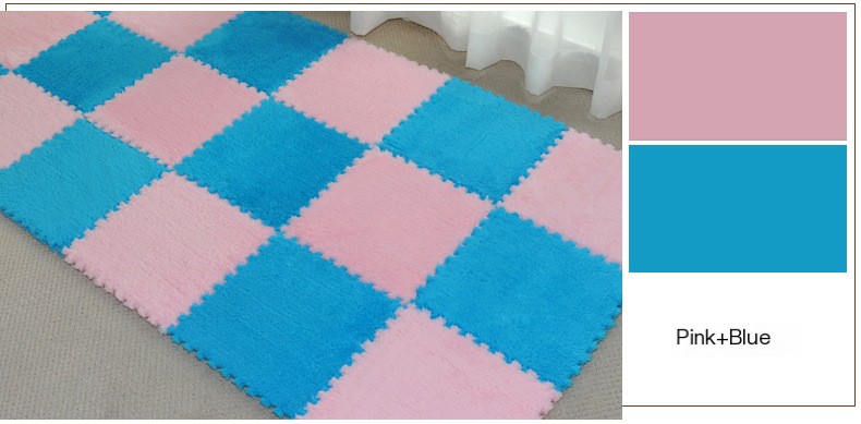 Baby crawling mat splicing floor mat carpet suede mat full paved puzzle game mat fence children's foam floor mat blanket
