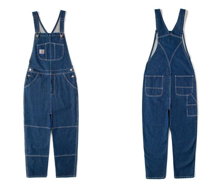 Zipper Pocket Suspender Trousers 3