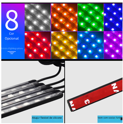 Car Colorful RGB Light