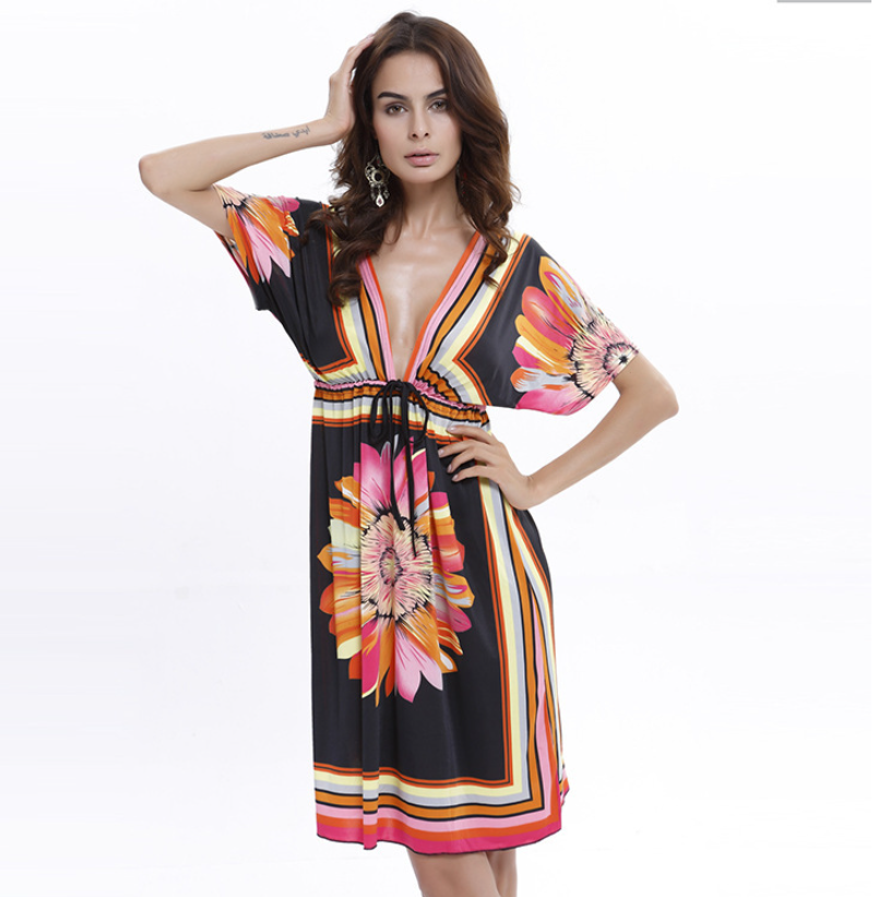 Milk Silk Dress Front View