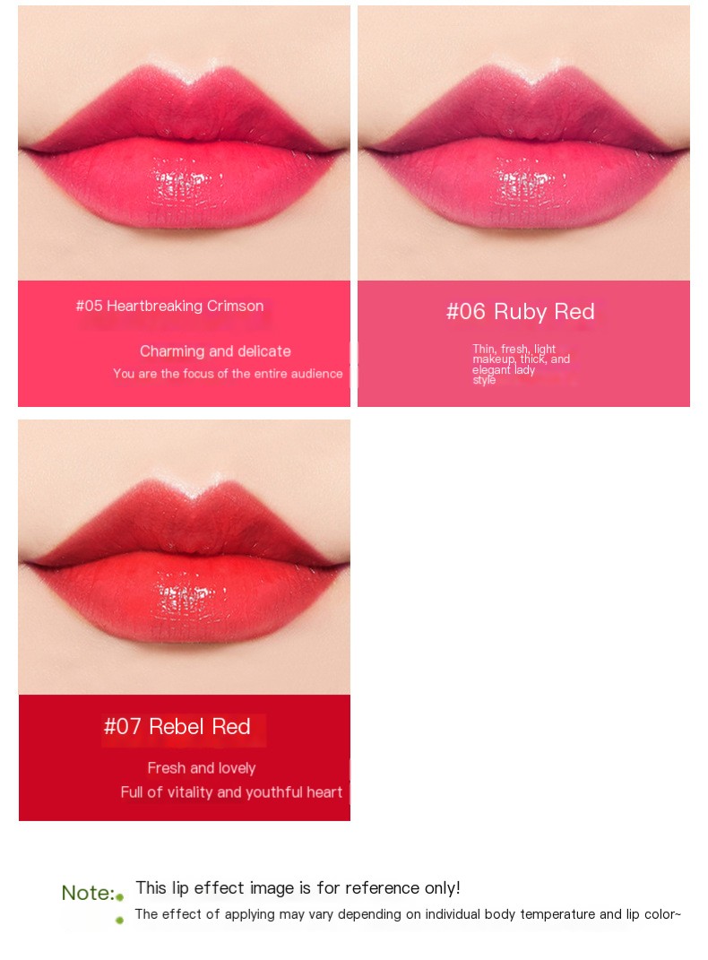 Aloe Vera Radiant Color Change Lipstick Shades