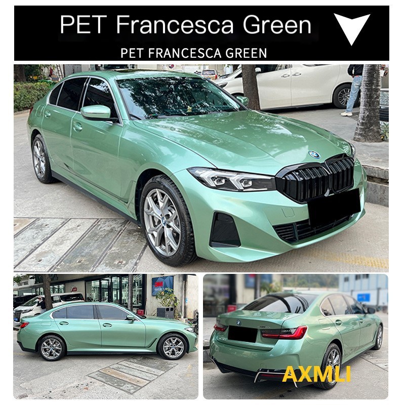 PET Francesca Green Car Wrap