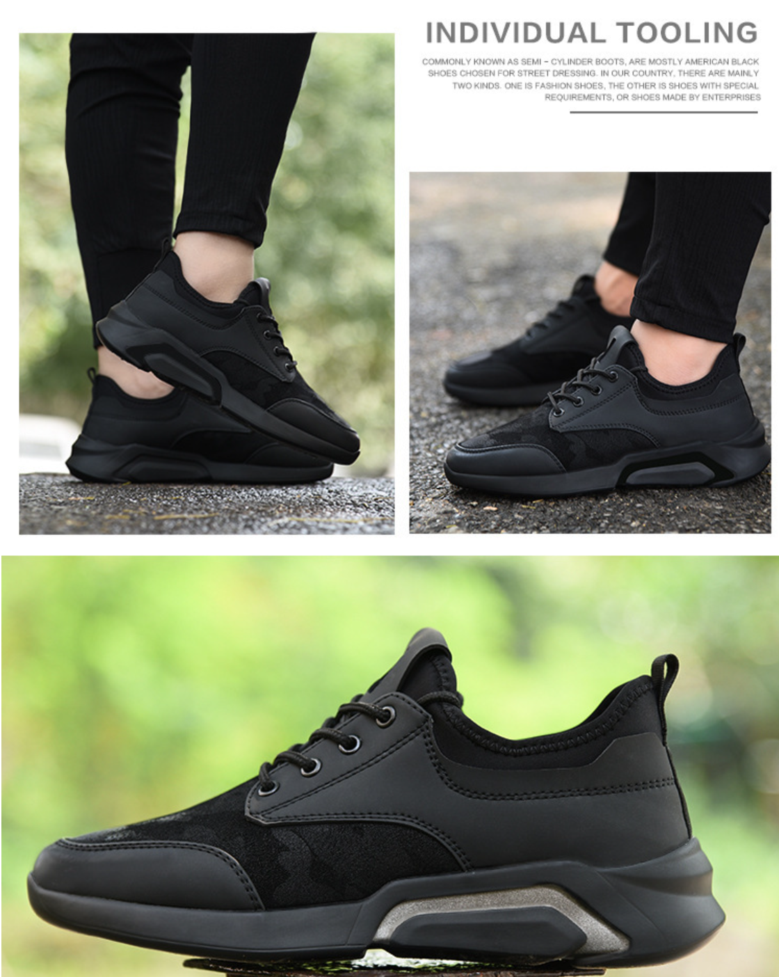 Casual Sports Shoes - Black