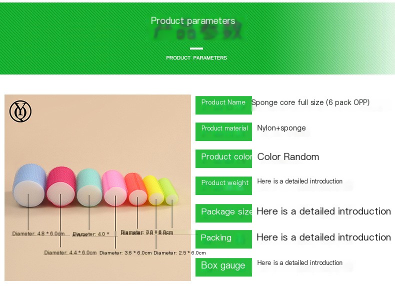 Sponge Hair Rollers 4