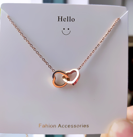 Heart Link Necklace Image 3