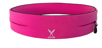 Sports Zipper Bag Waist Pack - Pink