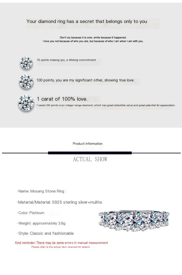 Moissanite Ring Image 3