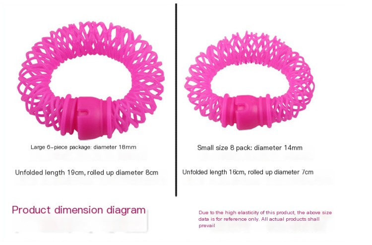 Flauschige Wellen-Haarrollen