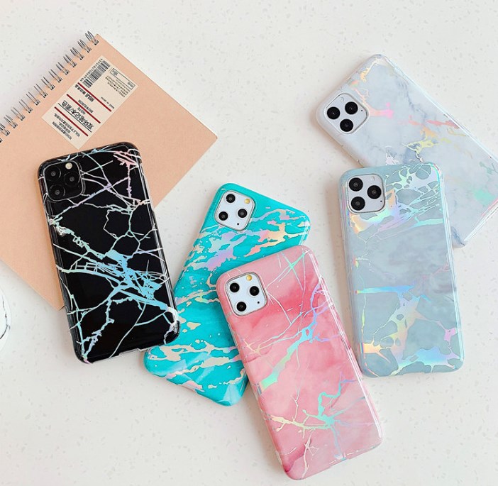 Marble Phone Case in Use