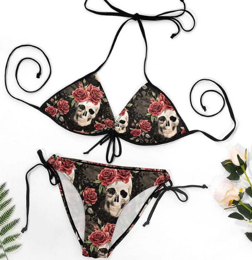 Leopard Print Bikini Set