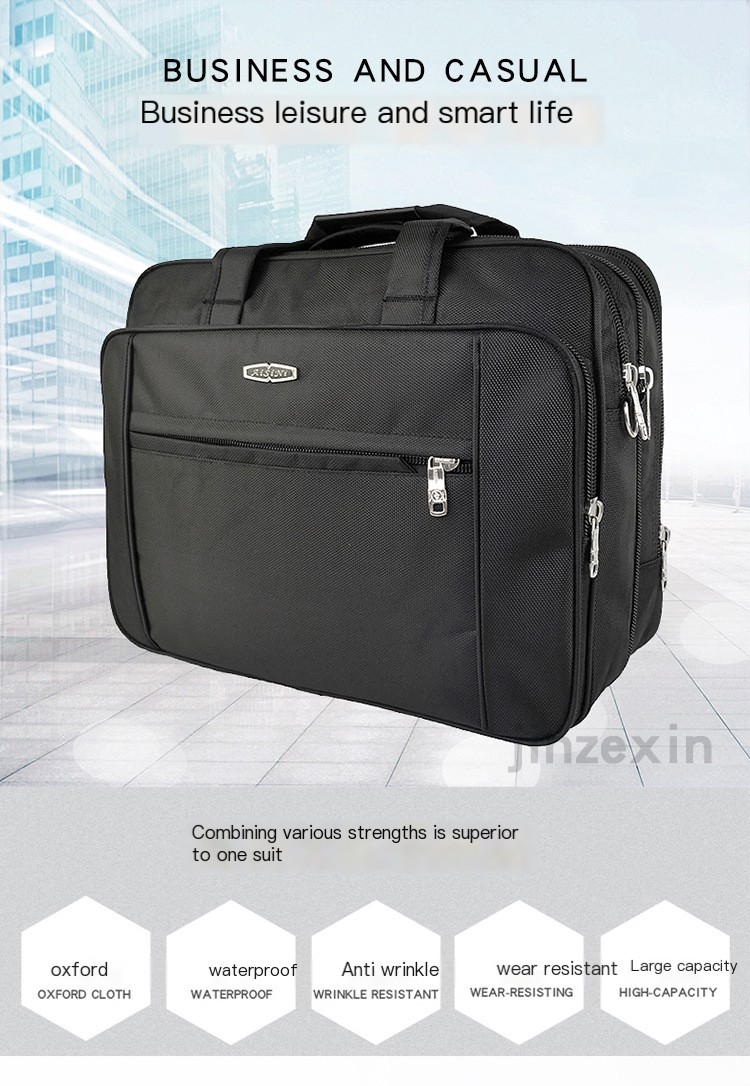 Men's Crossbody Briefcase in Use