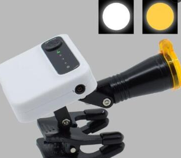 Dental headlamp Magnifying lens lamp Medical LED wireless clip headlamp for oral plastic surgery headlamp