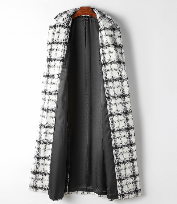 Women's Loose Retro Woolen Coat Image 4
