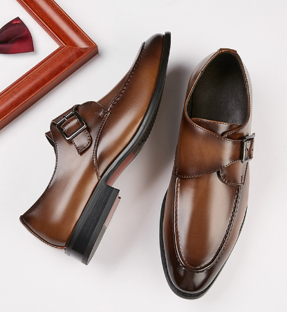 Formal Men's Square Toe Shoes - Image 4