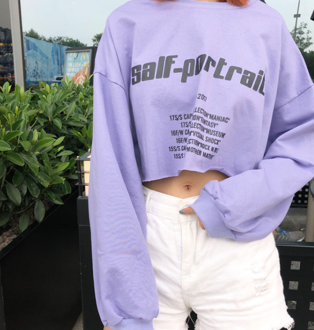 PEEK A BOO Cropped Hoodie 6
