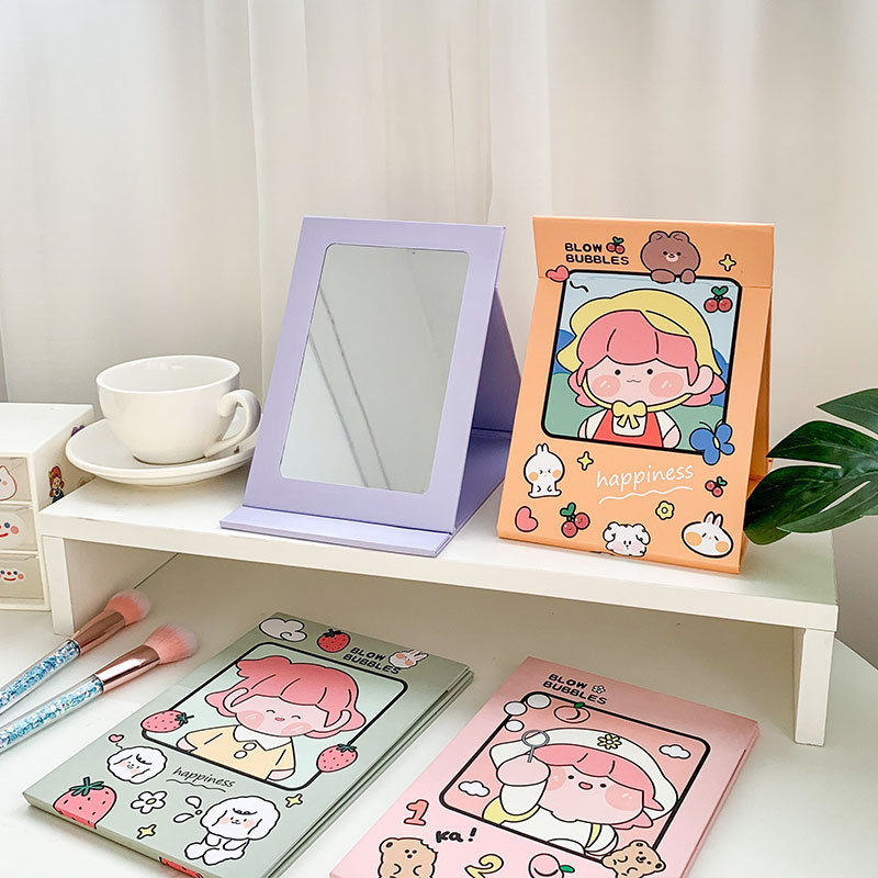 Cartoon Folding Makeup Mirror 1