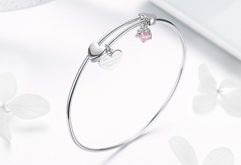 Silver Bracelet Side View