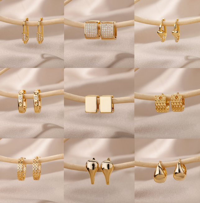 Geometric Earrings Image 4