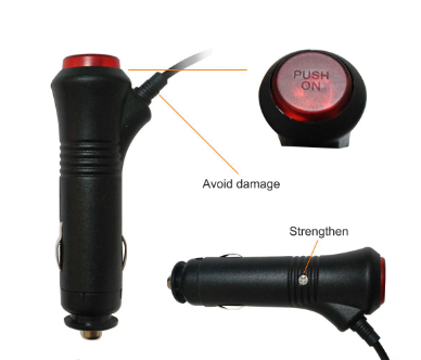 8 LED Police Lights Strobe Light For Car 12V Emergency Signal - Dashboard Interior Roof Windshield Safe Caution Hazard Light with Suction Cups