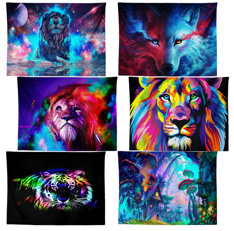 Lion Tapestry 3