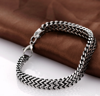 Titanium Steel Bracelet Front View