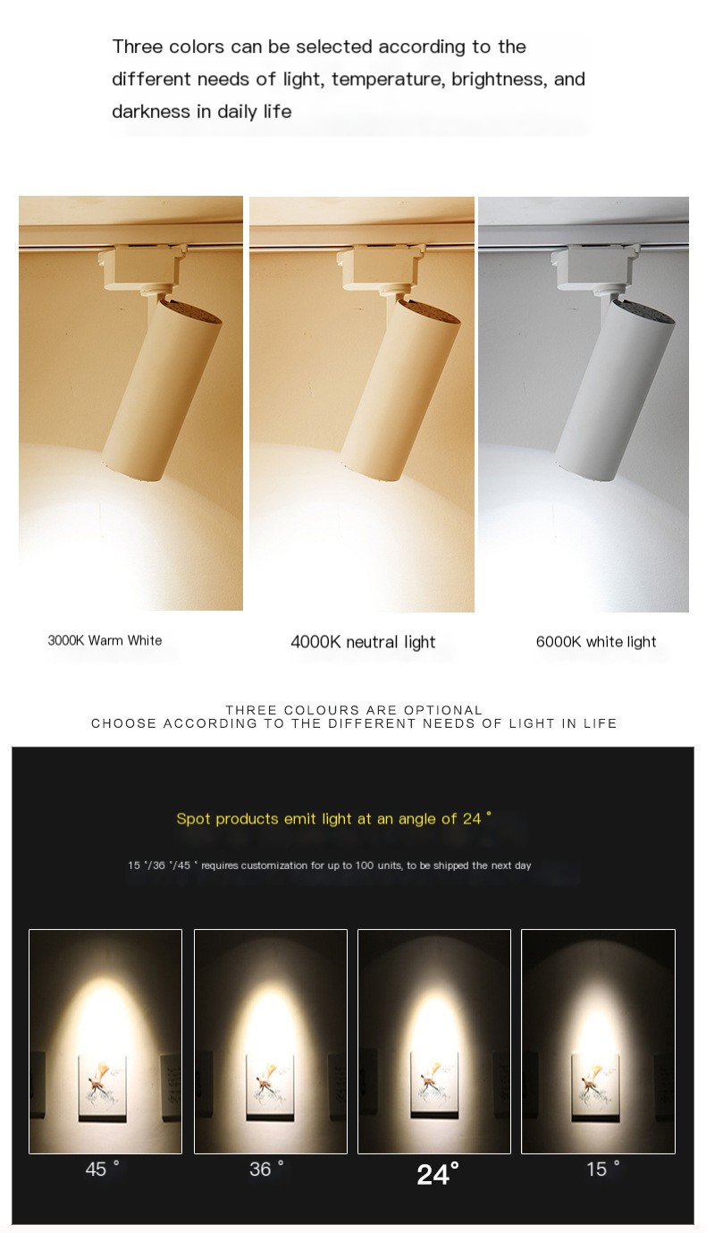 Commercial Lighting Track Spotlight