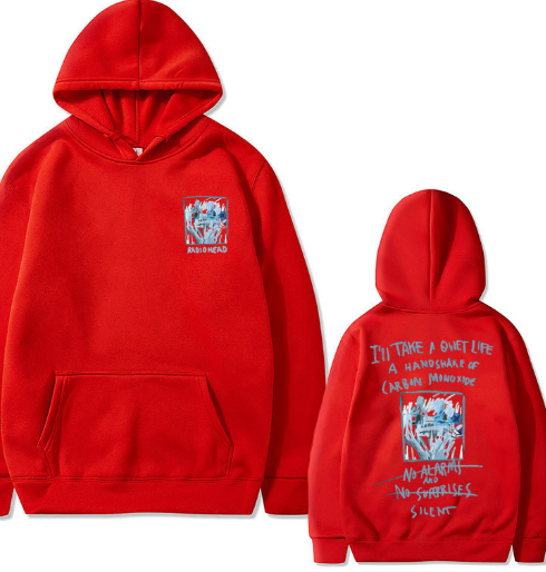 Radiohead No Surprises Lyrics Hoodie 1